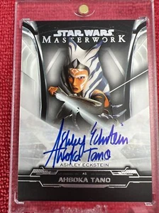 🔥 AHSOKA TANO 2019 TOPPS STAR WARS MASTERWORK A-AE ASHLEY ECKSTEIN AS AUTOGRAPH - Picture 1 of 4