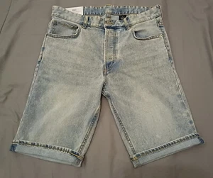 H&M Mens SWlim Fit Shorts Denim Light Blue size 32 Brand New with Tag - Picture 1 of 9