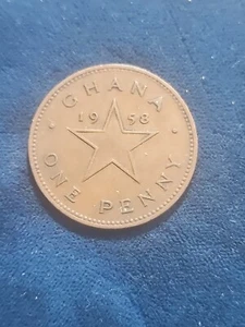 Ghana 1 Penny 1958, Coin (KM.#2) - Picture 1 of 2