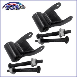 NEW PAIR OF REAR LEAF SPRING SHACKLE FOR 1994-02 DODGE RAM 2500 3500 W 3" SPRING - Picture 1 of 3