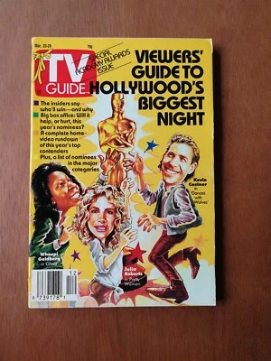 TV Guide March 23-29, 1991 Issue #1982 - Special Academy Awards Oscars Issue - Image 1 of 2