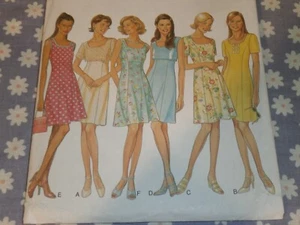 SIMPLICITY NEW LOOK 6473 MISSES A-LINE DRESS WITH VARIATIONS PATTERN-UNCUT-6-16 - Picture 1 of 3