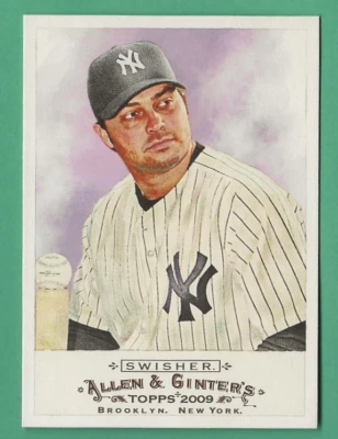 2009 Topps Allen And Ginter SP #333 Nick Swisher Yankees - Image 1 of 4