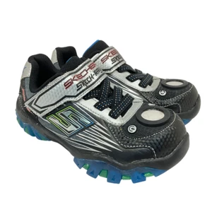 Skechers Kid’s Low-Cut Skech-Rays SKX Athletic Sneakers SN90561L Black Size 13C - Picture 1 of 8