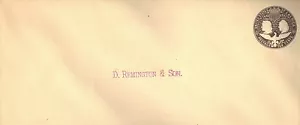 USA STAMPED ENVELOPE WITH PART ADDRESS UNUSED 1893 10c U351 NO FOLDS OR CREASES - Picture 1 of 1
