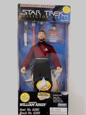 New Old Stock Star Trek 9 Inch Collector Series Commander William Riker