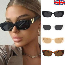 Y2K Retro Sunglasses Vintage Fashion Rectangle Square Shades Women Ladies UV400