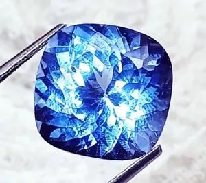 8.30 Ct Prince Cut Natural Santa Maria Blue Aquamarine Loose Gemstone Certified - Picture 1 of 6