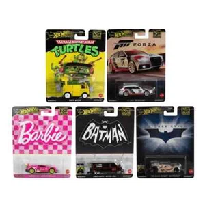 Hot Wheels Premium 1:64 Pop Culture 2024 E Assortment Complete Set 1-5 - Picture 1 of 7