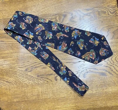 American Eagle Blue Fly Fishing Lure Tie - Image 1 of 2