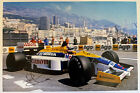 Nigel Mansell F1 Iconic Monaco Williams Signed 18 x 12in Print Signing photo