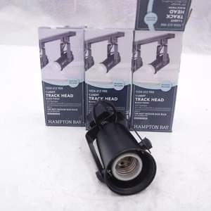 1-Light Black Track Lighting Head 100 Watt Medium Base Bulb-Bulb Not Included - Picture 1 of 3