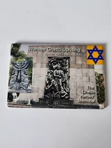 Warsaw Ghetto Heroes Uprising Memorial Slim Fridge Magnet - Picture 1 of 4