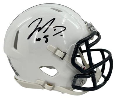 Jahan Dotson Signed Speed Mini Helmet *Eagles BAS Beckett Witnessed - Image 1 of 4