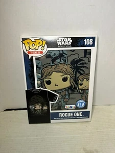 Funko Pop! Star Wars Rogue One T-Shirt #108 Limited Ed- Size Large-(ToysRus Ex.) - Picture 1 of 2