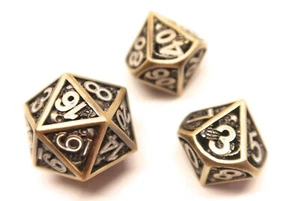 3x Three Trapped Skull Würfel DND Metal Dungeon Dragon Würfel Punk Style RPG Rare - Bild 1 von 6