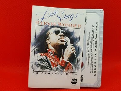 Stevie Wonder - Love Songs: 16 Classic Hits  (1984) Audio Cassette Rare (VG+) - Image 1 of 2