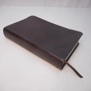Zondervan NIV Bible Brown Leathersoft Red Letter Edition Maps - Picture 1 of 6