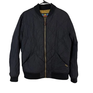 Eddie Bauer 1936 Skyliner Model Bomber Jacket Men's Medium Black Goose Down VTG - Picture 1 of 20