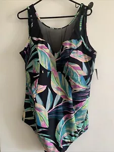 NWT TORRID Wire-Free lightly lined full coverage Size 4 Pretty Summer Leaves $99 - Picture 1 of 13