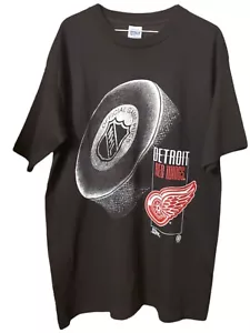 Vintage 1992 NHL Detroit Red Wings Hockey Tshirt Tee Single Stitch Excellent Lg - Picture 1 of 7