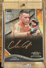 2018 Topps UFC Knockout Auto COLBY COVINGTON Tier One COPPER ON-CARD AUTO /25