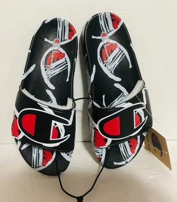 Champion Juvenil Talla 5 IPO Camuflaje Toboganes Negro Rojo Blanco Nuevo Con Etiquetas Estado Foto 1 de 4