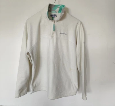 Craghopper Chaqueta Polar Mujer Reino Unido Talla 12 Cuarto Cremallera Crema  Foto 1 de 4