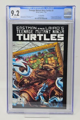 Teenage Mutant Ninja Turtles #3 CGC 9.2 2nd Print - Image 1 of 4
