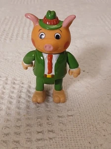 Richard Scarry Busy World Mr. Frumble Toy Figure Tomy 1995 3" Vintage Pig - Picture 1 of 4