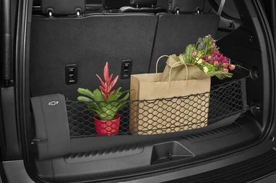 Rede de carga vertical suburbana Chevrolet Tahoe 2021-2026 844362 com logotipo gravata borboleta original de fábrica - Imagem 1 de 3