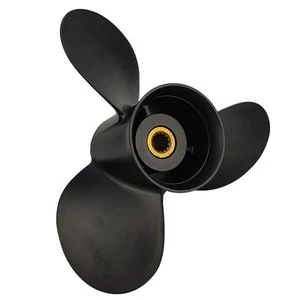 Hélice de aluminio 13 1/4x17 para 40-140 HP BRP, Johnson, EVINRUDE, OMC Stern... - Imagen 1 de 7