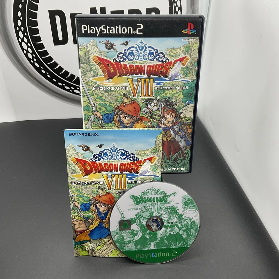 Dragon Quest VIII (Sony PlayStation 2)Japan Import US Seller|Tested|CIB|VGC - Image 1 of 1
