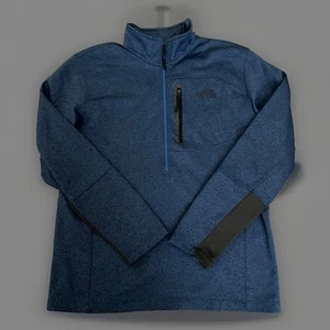 The North Face Herren Gr. Large Ambition 1/4 Zip Pullover Jacke Blau - Bild 1 von 6