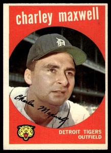 1959 Topps Charley Maxwell Detroit Tigers #481 - Bild 1 von 2