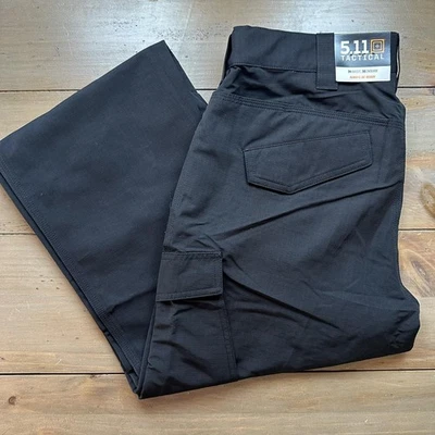 Pantalones cargo tácticos 5.11 para hombre 34x36 negros Fast-Tac trabajo utilitario Ripstop 74439 Foto 1 de 4