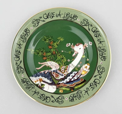 Plato de postre de Navidad Anthropologie Phannapast Taychamaythakool 12 días #6 nuevo Foto 1 de 4