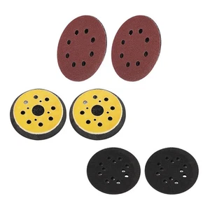 2pcs 5inch 8 Hole Backup Pad Polishing Hole Sander Self Disc Sanding Backing - Picture 1 of 6