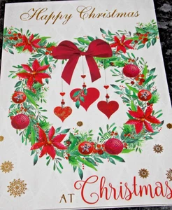 6 Stück Frohe Weihnachten Karten. (HC25) - Bild 1 von 3