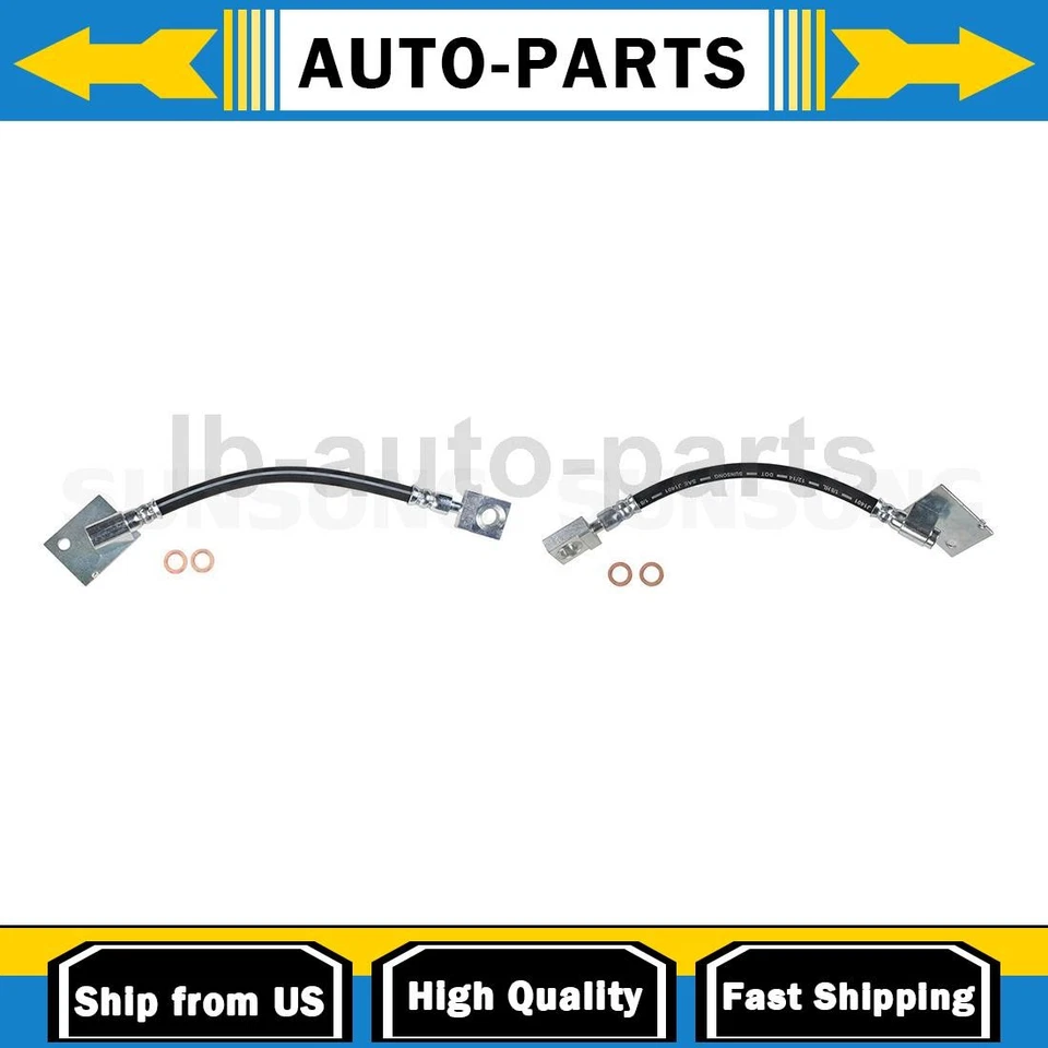 Manguera de freno delantera Sunsong 2 piezas para Dodge W200 5,2 L 1976-1980 Foto 1 de 4