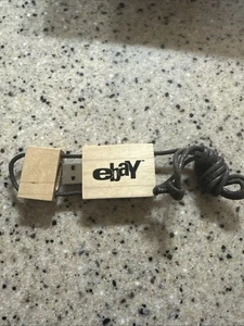 Vintage eBay Logo 1 GB  Flash Drive USB Photo Memory Stick New in Case Wooden - Picture 1 of 3