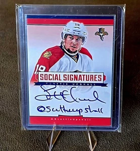 2012 Panini Social Signatures Scottie Upshall SS-SU Auto - Picture 1 of 2