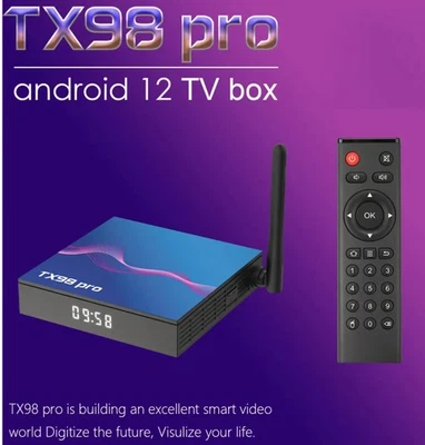  Smart Player Allwinner TX98 pro Android 12. H618 Chip 4K flüssige Wiedergabe... - Bild 1 von 4