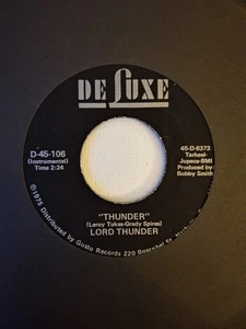 Lord Thunder - Thunder/Try A Little Harder 7" USA Northern Soul 45 1975 EX Con - Picture 1 of 2