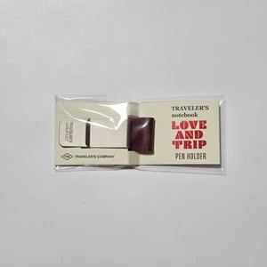 Traveler's Company Notebook Pen Holder Love and Trip Red Limited Edition - Picture 1 of 2