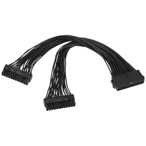 ATX 24Pin 1 à 2 Ports Câble D'Extension D'Alimentation PSU Mâle à S2121 - Imagen 1 de 10