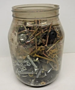 Assorted loose Junk Drawer Hardware lot NUTS BOLTS WASHERS SCREWS & more, 8 lbs. - Picture 1 of 6