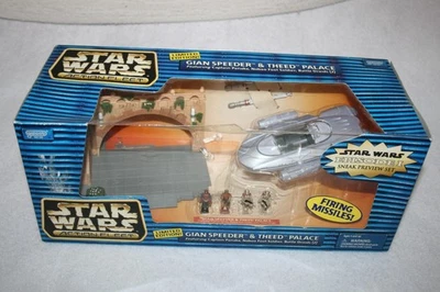 Galoob Action Fleet Star Wars Ep. 1998 1 Gian Speeder & Theed Palace nuevo en caja Foto 1 de 4