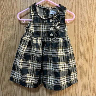 Vestido jersey a cuadros Nannette bebé niña talla 18 meses poliéster y spandex Foto 1 de 4