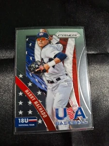 2014 PANINI PRIZM BASEBALL #2 MANNY MACHADO USA BASEBALL 18U NATIONAL TEAM - Picture 1 of 2